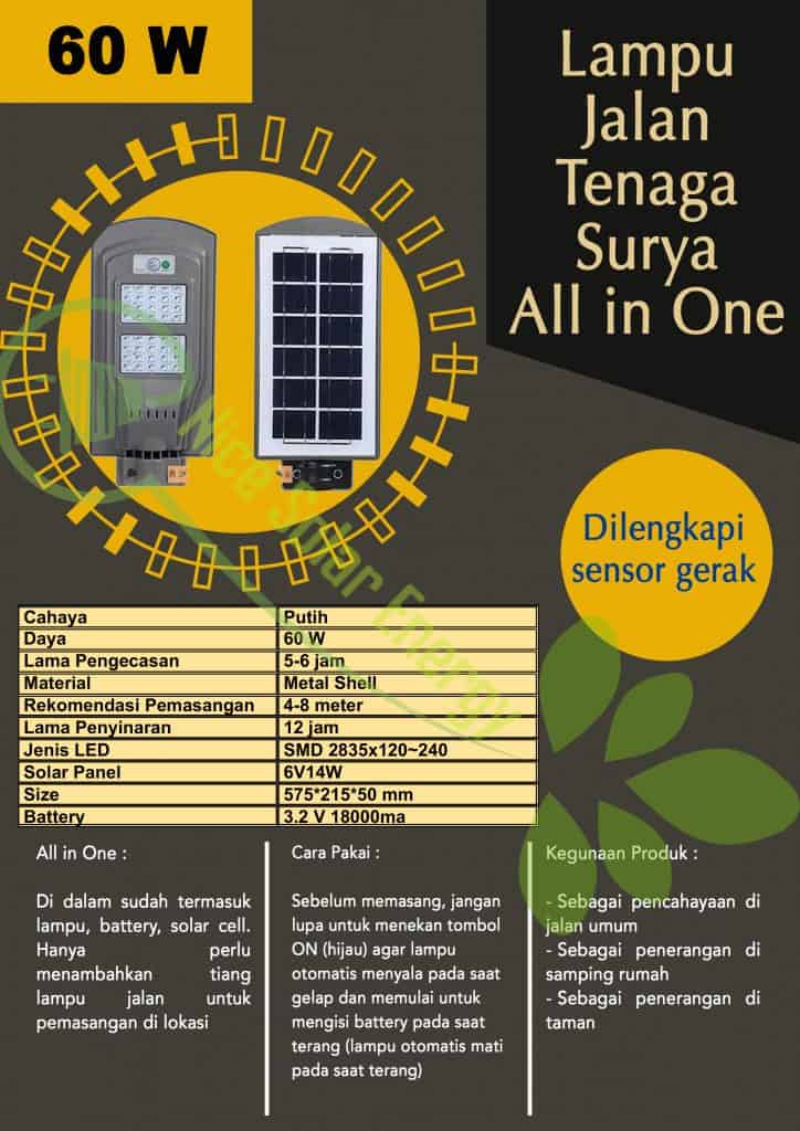 all in one 60 w ekonomis