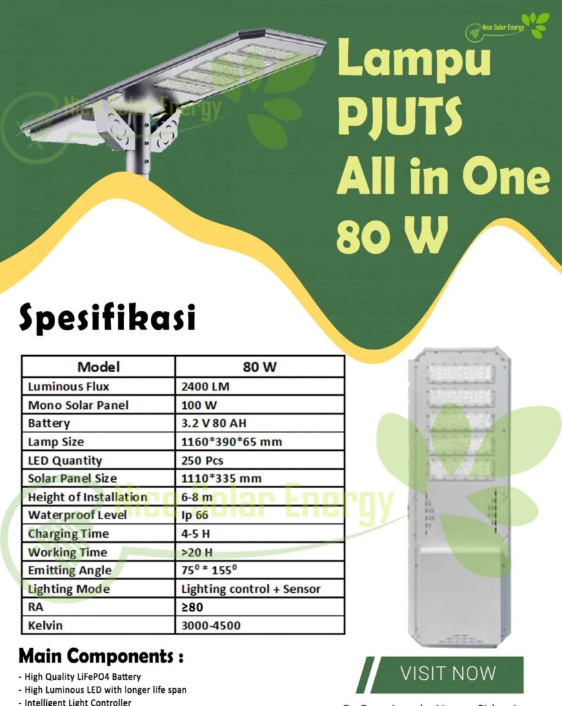 all in one 80 w (5 garis) fix